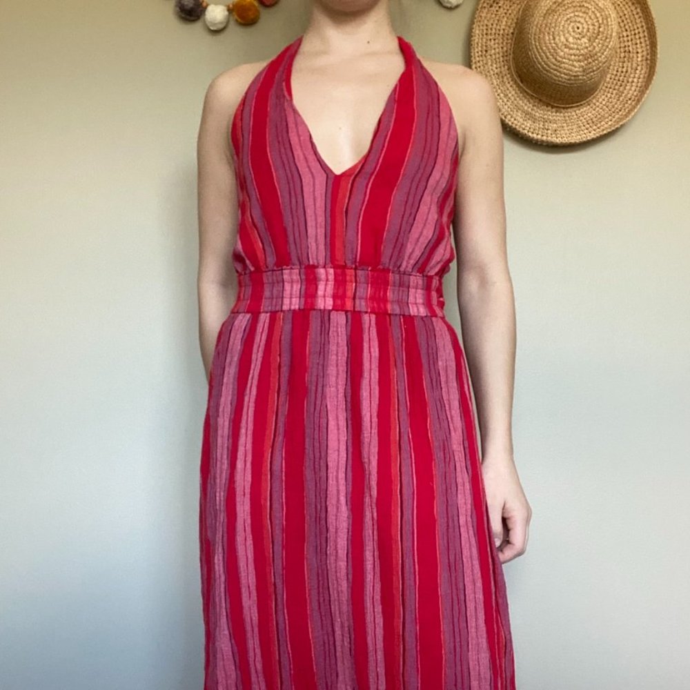 Amaryllis Maxi Halter Dress Size XS